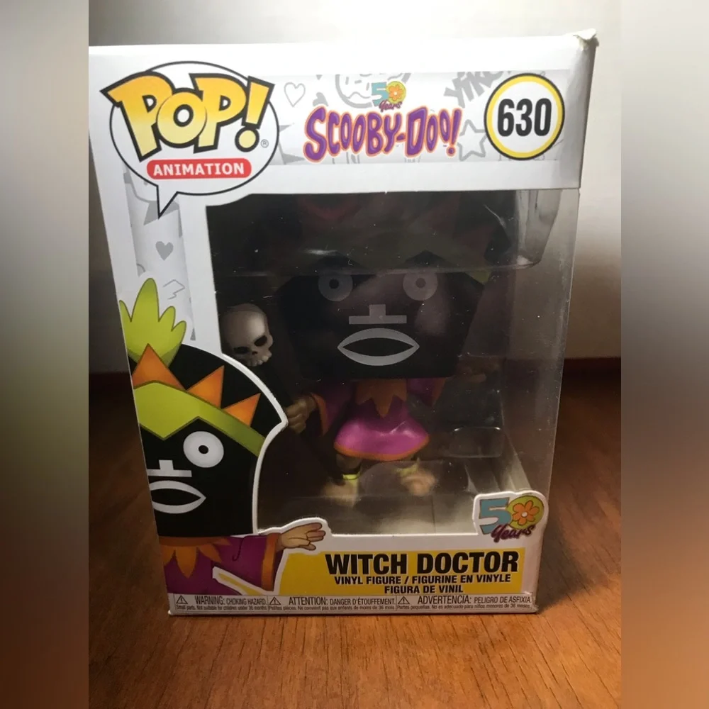 Funko Pop! Animation Scooby Doo 50th Anniversary Witch Doctor #630 Vinyl NEW